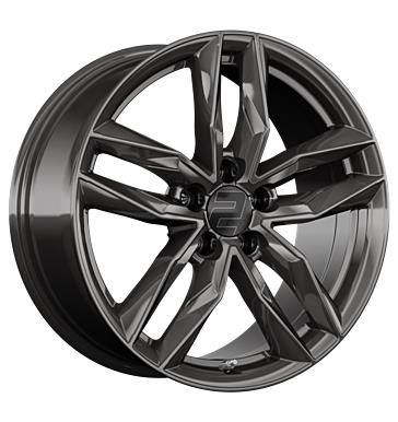2DRV WH40 dark gunmetal lackiert 7,5x18 5/120 ET60