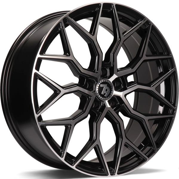 SEVENTY9 SV-K BFP - Black Front Polished 8x18 5/100 ET40