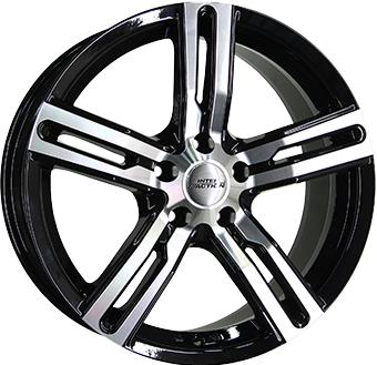INTER ACTION KARGIN Gloss Black / Polished 6x14 4/100 ET30