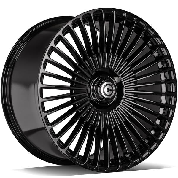 CARBONADO Hurricane BG - Black Glossy 8,5x20 5/112 ET35