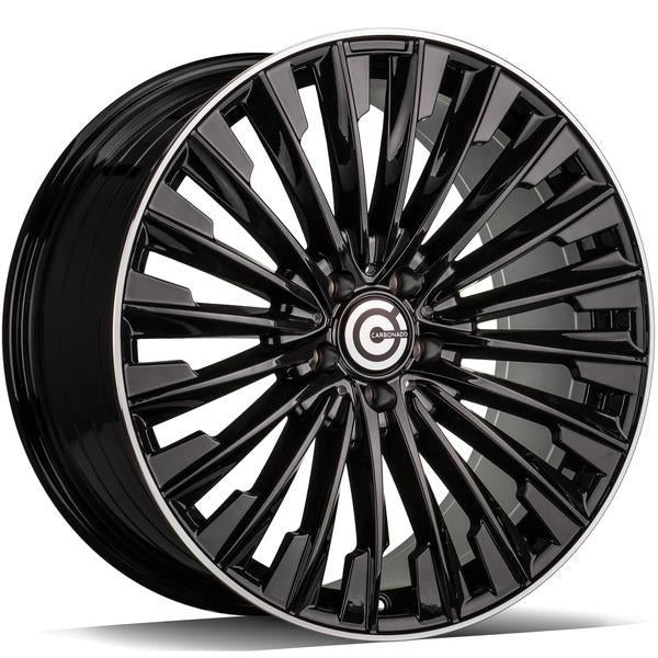 Action Black Glossy Lip Polished 8x18 5/112 ET35 CB66.6 60°