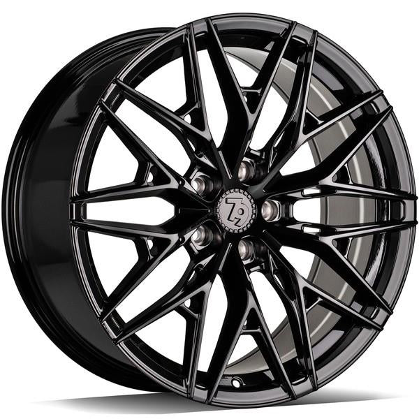 SCF-1 Black Glossy 9x20 5/112 ET30 CB66.6 60°