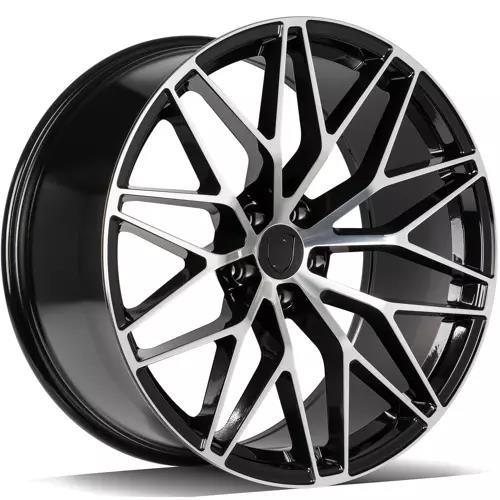 GLORY Black Front Polished 10x22 5/130 ET48 CB71.6 60°