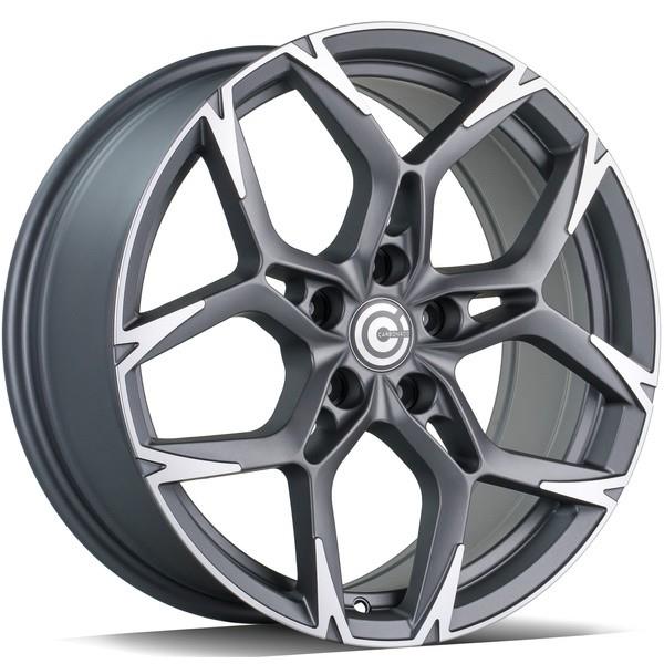 Monster Matt Anthracite Front Polished 8x18 5/112 ET40 CB57.1 60°