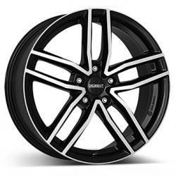 DEZENT TR dark Black/polished 7,5x17 5/112 ET40