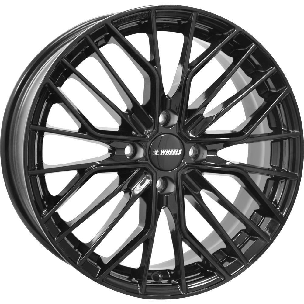 IT WHEELS TIARA 4 Gloss Black Gloss Black 7x17 4/100 ET38