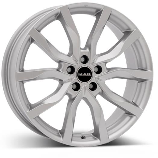 MAK Highlands silver 8x19 5/108 ET45 CB63,4 60°