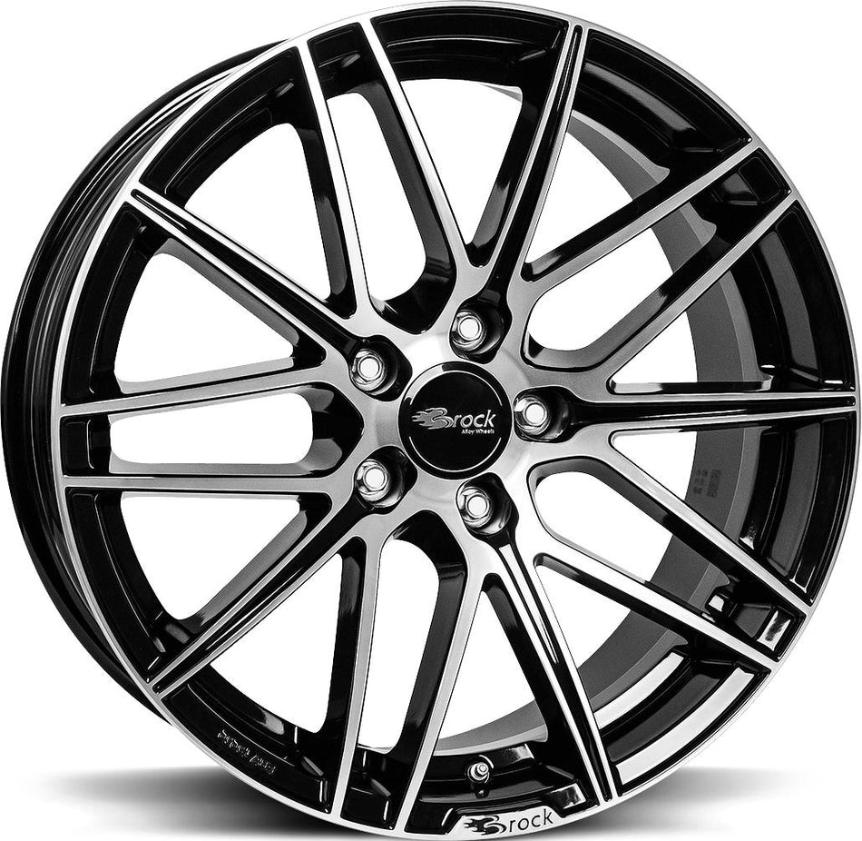 BROCK B34 Black Full Polish 7,5x17 5/112 ET45 CB66,6 60°