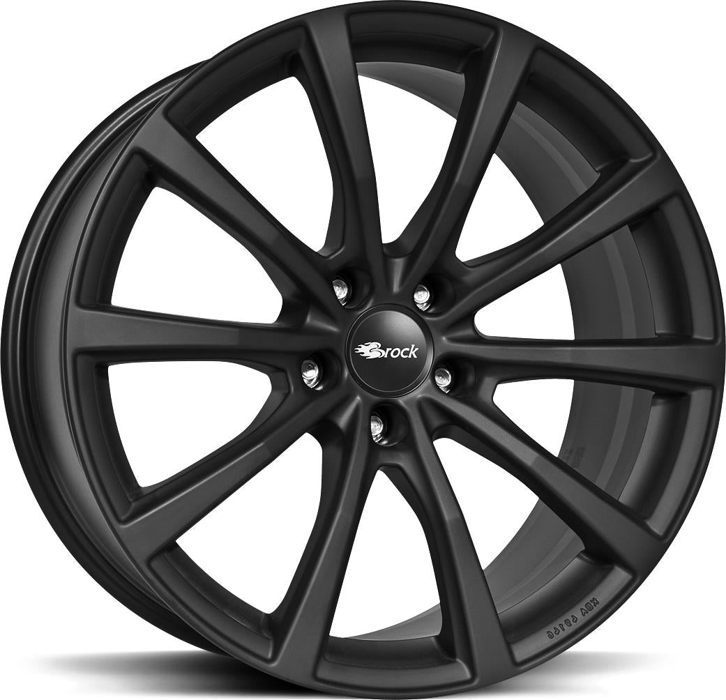 BROCK B32 Black Matt 9,5x20 5/112 ET22 CB66.6 Kulkona R14